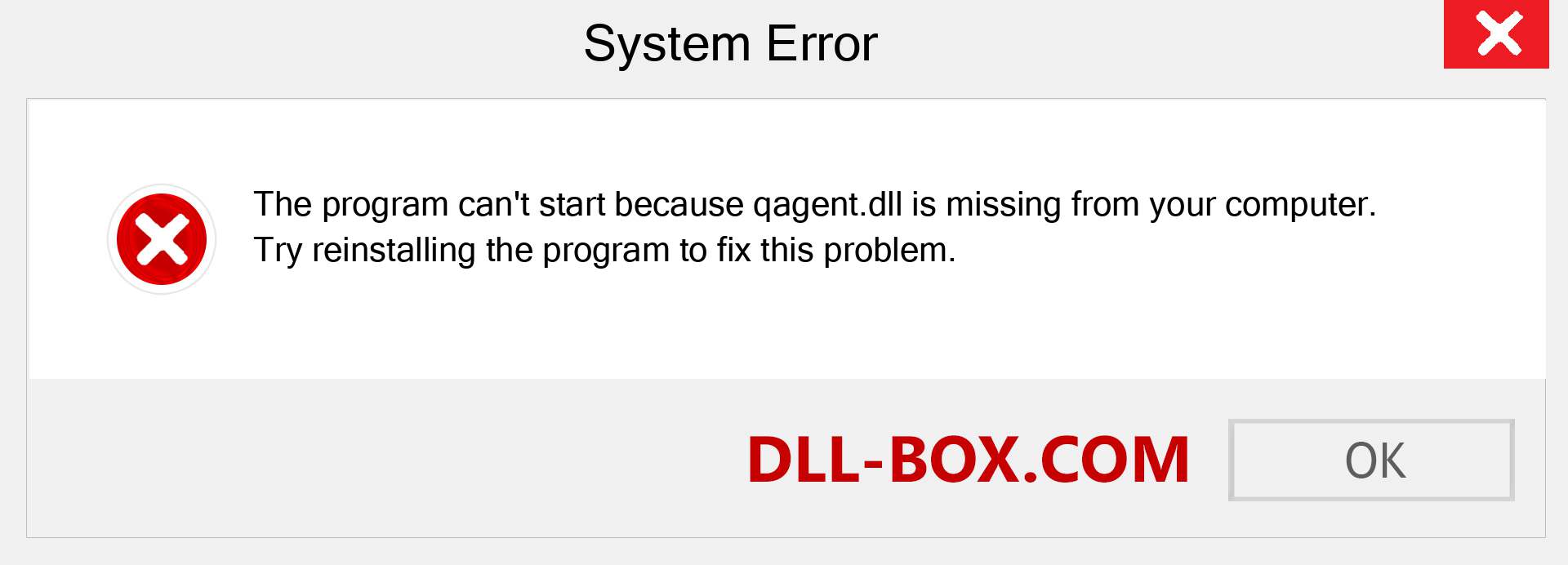  qagent.dll file is missing?. Download for Windows 7, 8, 10 - Fix  qagent dll Missing Error on Windows, photos, images